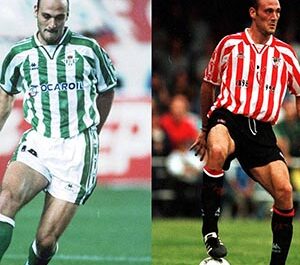 Roberto Ríos en el Real Betis y el Athletic de Bilbao.